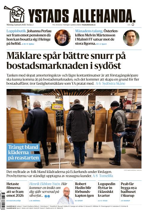 Ystads Allehanda 5.1.2026