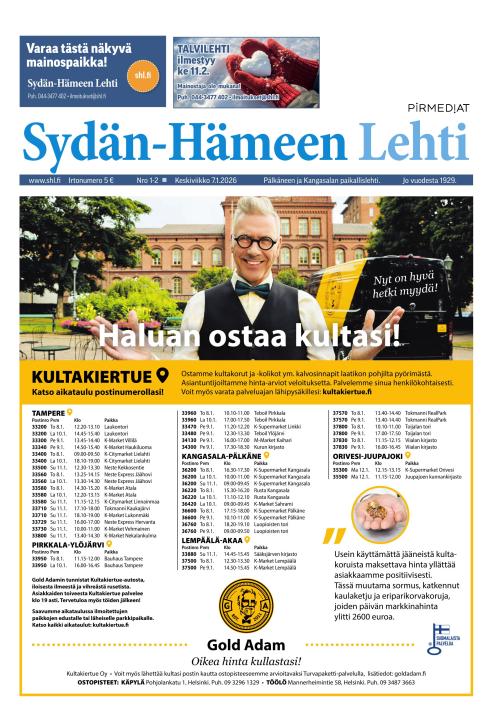 Sydän-Hämeen Lehti 7.1.2026