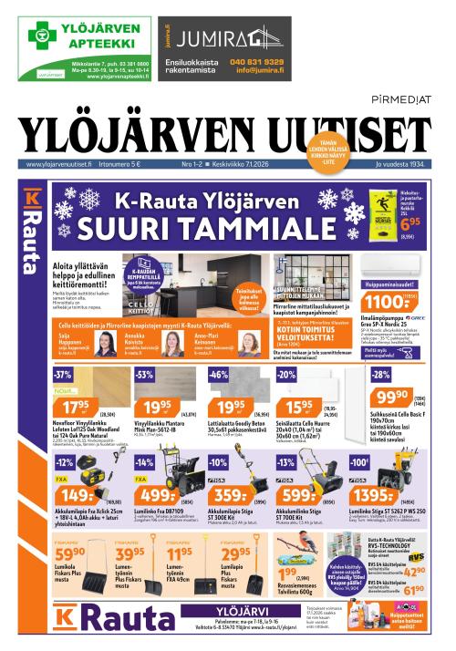 Ylöjärven Uutiset 7.1.2026