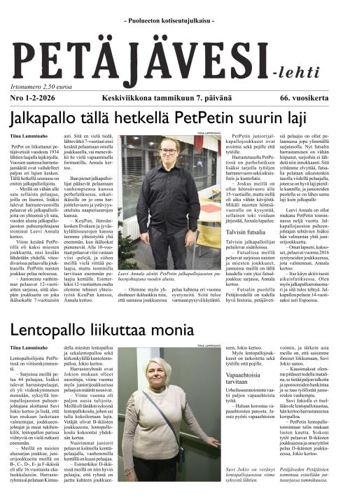Petäjävesi 7.1.2026