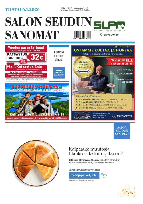 Salon Seudun Sanomat 6.1.2026