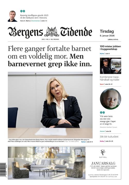 Bergens Tidende (NO) 6.1.2026