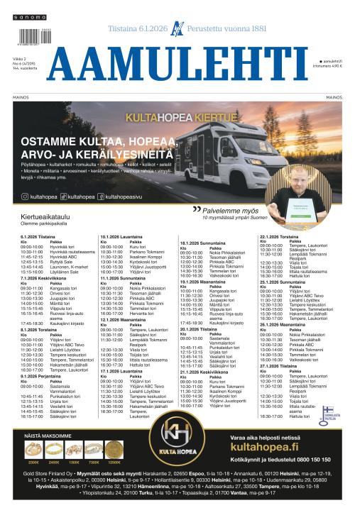 Aamulehti 6.1.2026