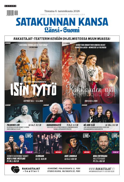 Satakunnan Kansa Länsi-Suomi 6.1.2026