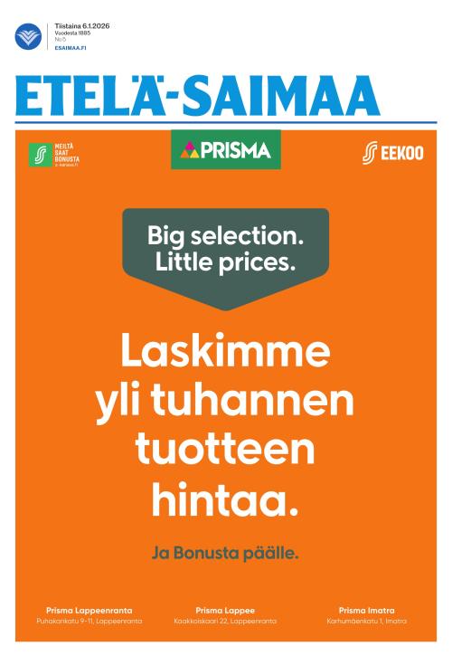 Etelä-Saimaa 6.1.2026