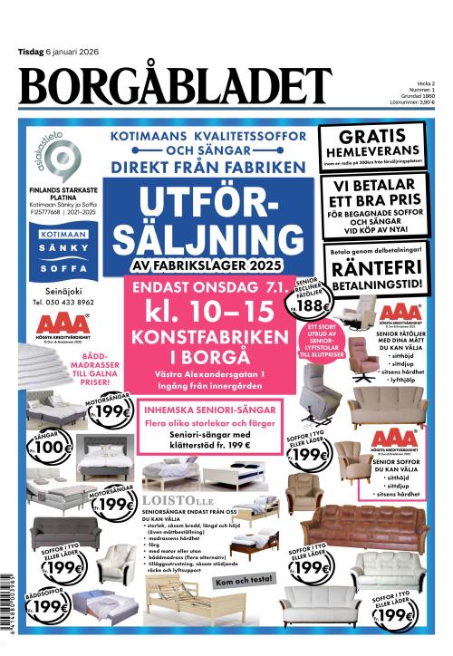 Borgåbladet 6.1.2026
