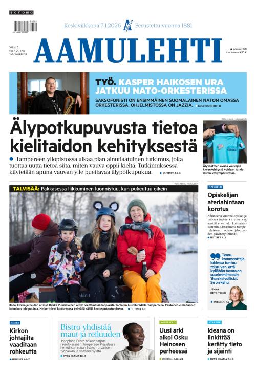 Aamulehti 7.1.2026
