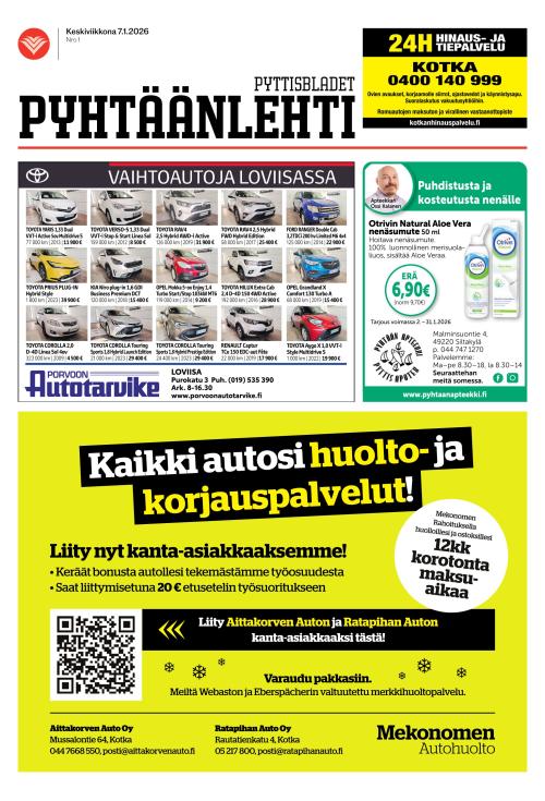 Pyhtäänlehti 7.1.2026
