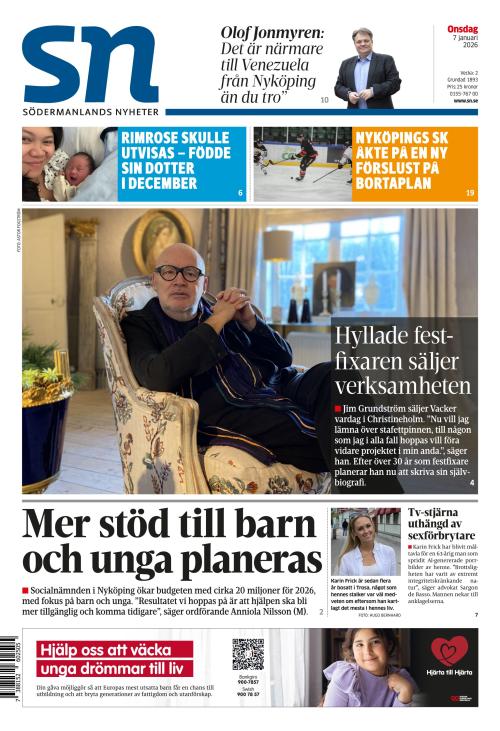 Södermanlands Nyheter 7.1.2026