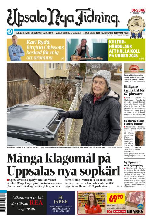 Upsala Nya Tidning 7.1.2026