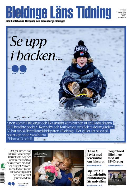 Blekinge Läns Tidning 7.1.2026