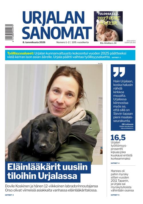 Urjalan Sanomat 8.1.2026