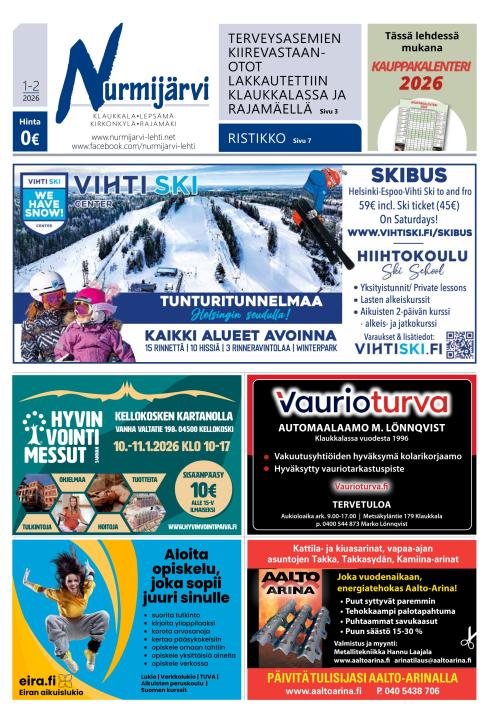 Nurmijärvi-lehti 8.1.2026