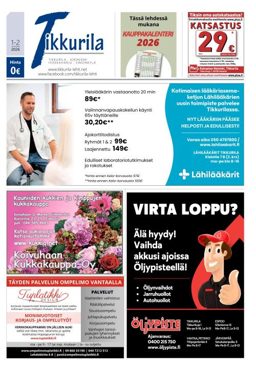 Tikkurila-lehti 8.1.2026