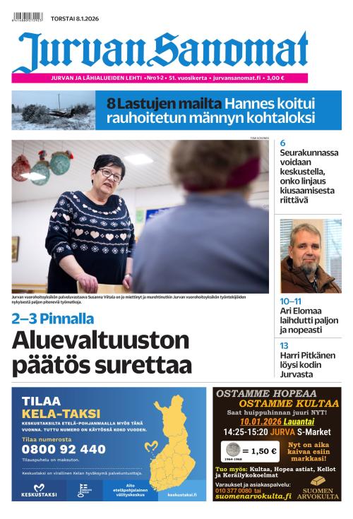 Jurvan Sanomat 8.1.2026