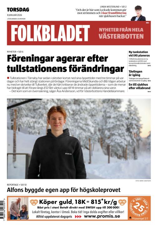 Folkbladet (Västerbotten) (SE) 8.1.2026