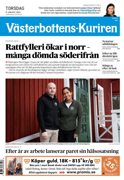 Västerbottens-Kuriren (SE) 8.1.2026