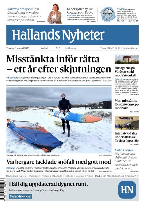 Hallands Nyheter 8.1.2026