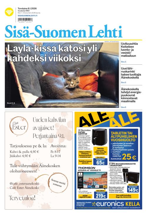 Sisä-Suomen Lehti 8.1.2026