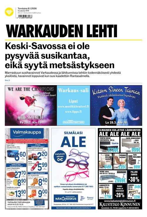 Warkauden Lehti 8.1.2026