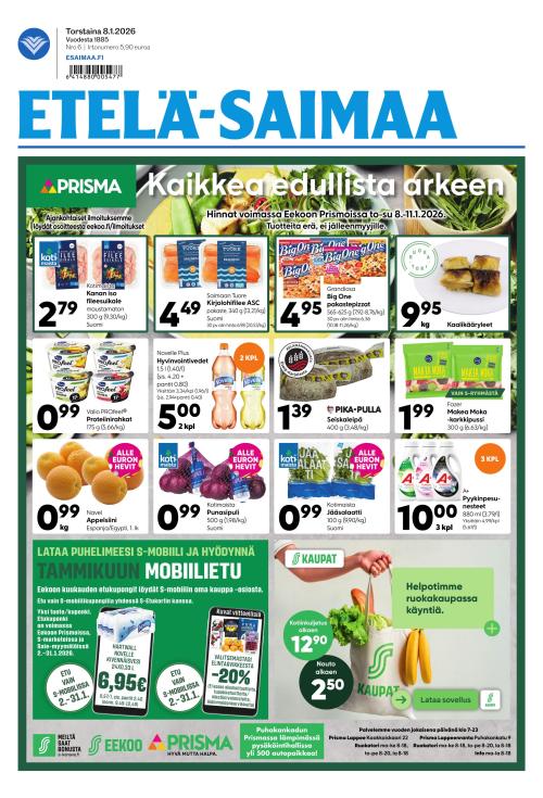 Etelä-Saimaa 8.1.2026