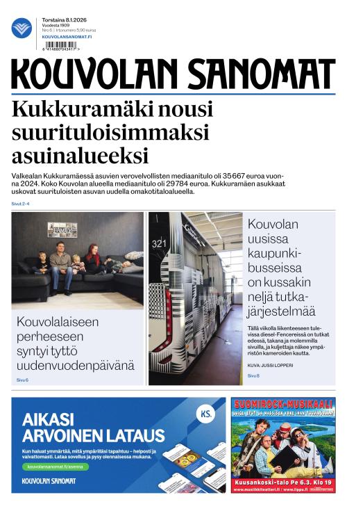 Kouvolan Sanomat 8.1.2026
