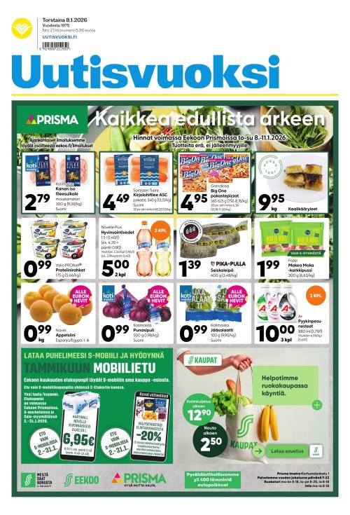 Uutisvuoksi 8.1.2026