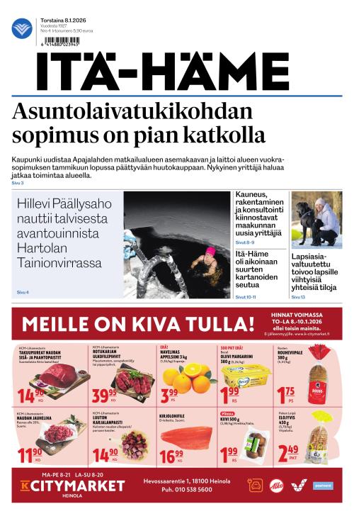 Itä-Häme 8.1.2026