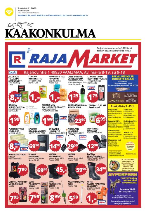 Kaakonkulma 8.1.2026