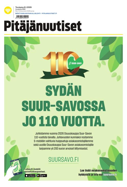 Pitäjänuutiset 8.1.2026