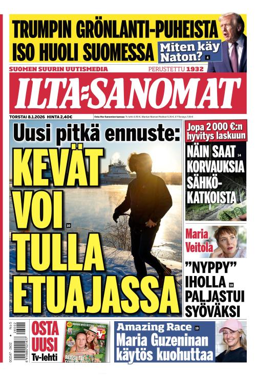 Ilta-Sanomat 8.1.2026
