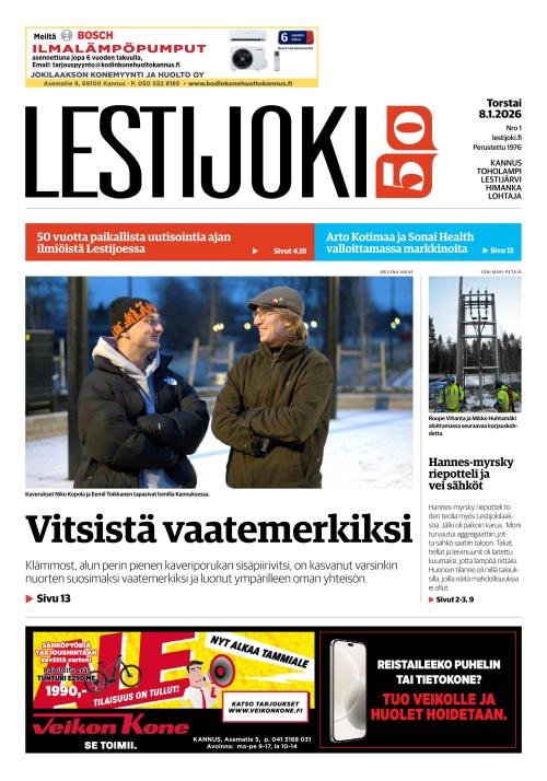 Lestijoki-lehti 8.1.2026