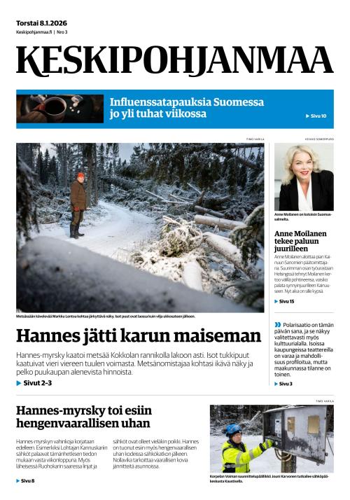 Keskipohjanmaa 8.1.2026