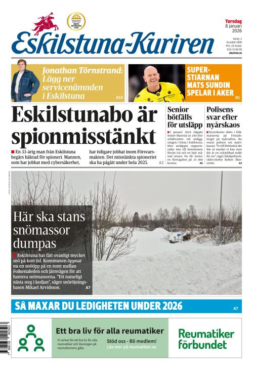 Eskilstuna-Kuriren 8.1.2026