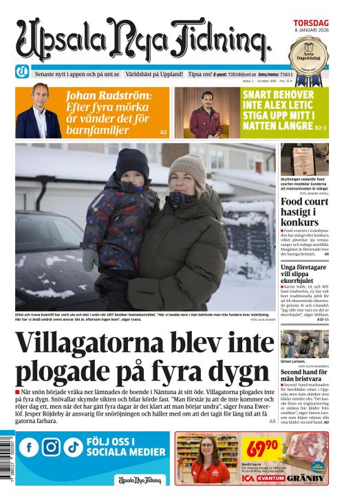 Upsala Nya Tidning 8.1.2026