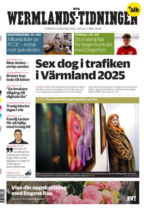 Nya Wermlands-Tidningen 8.1.2026