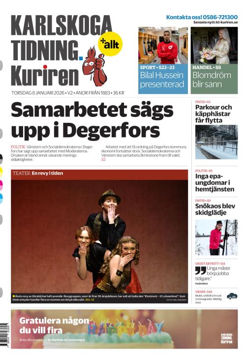 Karlskoga Tidning-Kuriren 8.1.2026
