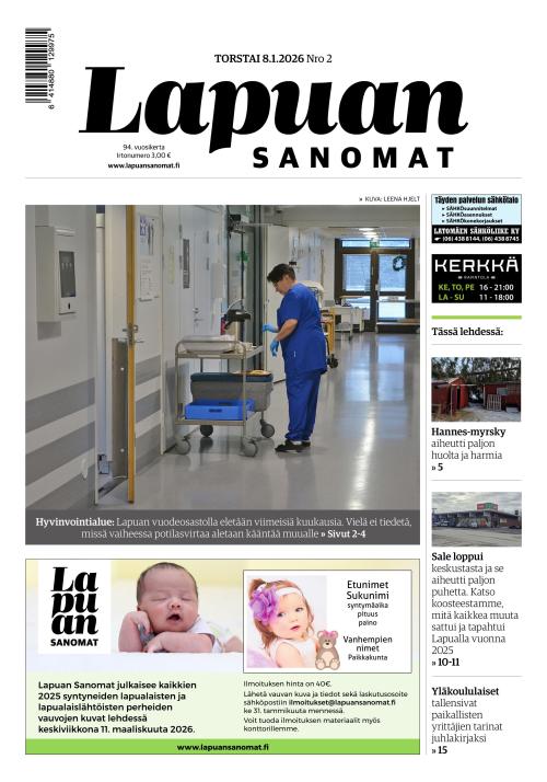 Lapuan Sanomat 8.1.2026