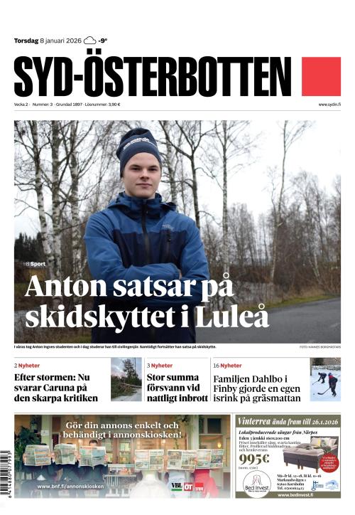 Syd-Österbotten 8.1.2026