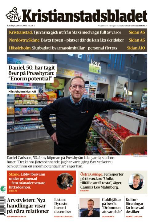 Kristianstadsbladet 8.1.2026