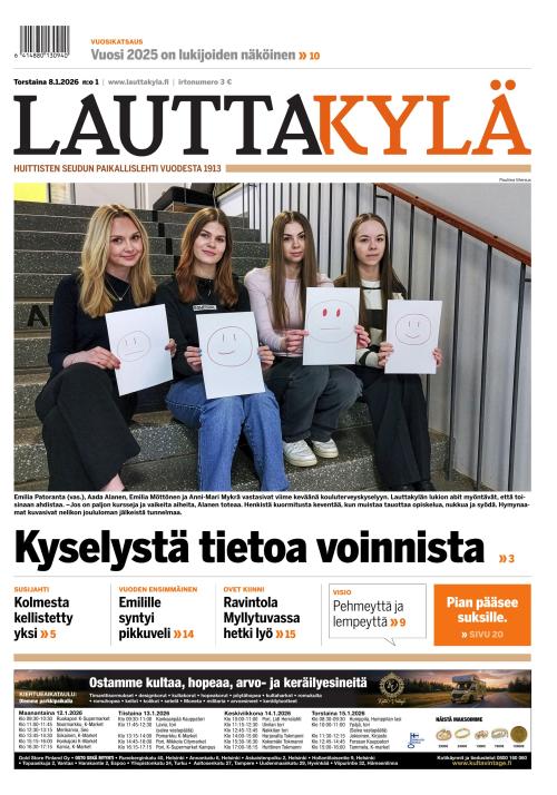 Lauttakylä-lehti 8.1.2026