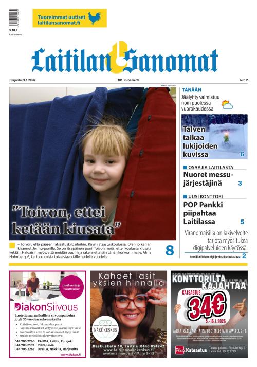Laitilan Sanomat 9.1.2026