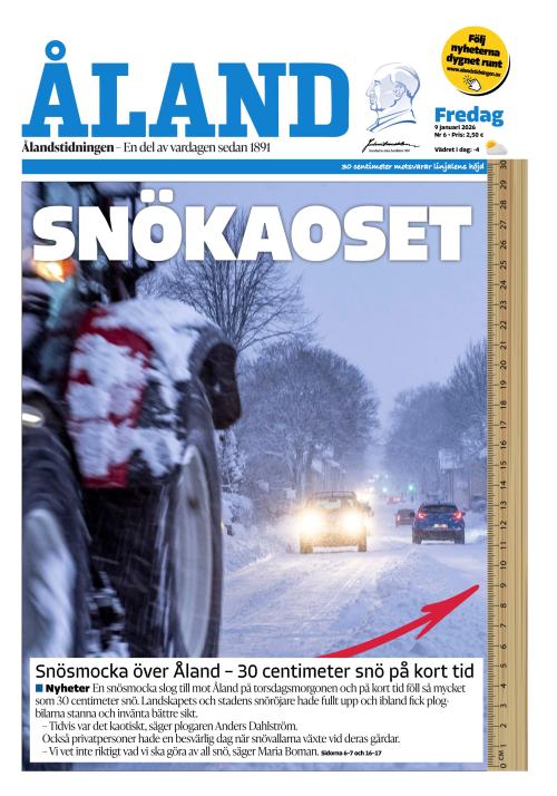 Ålandstidningen 9.1.2026