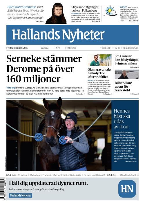 Hallands Nyheter 9.1.2026