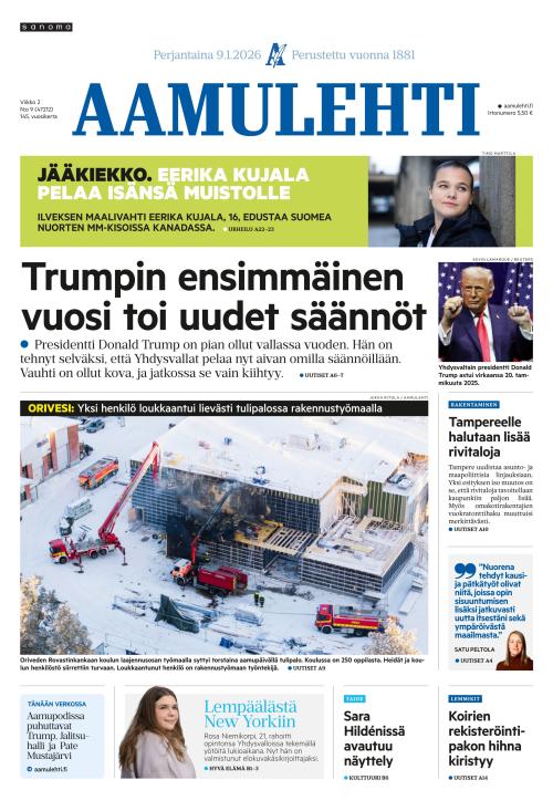 Aamulehti 9.1.2026