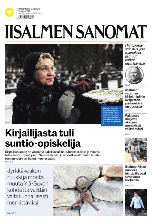 Iisalmen Sanomat 9.1.2026