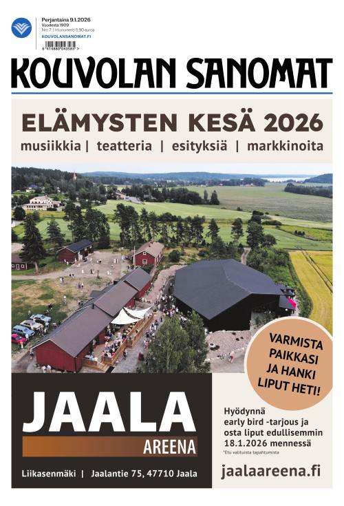 Kouvolan Sanomat 9.1.2026