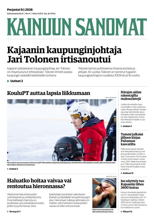 Kainuun Sanomat 9.1.2026