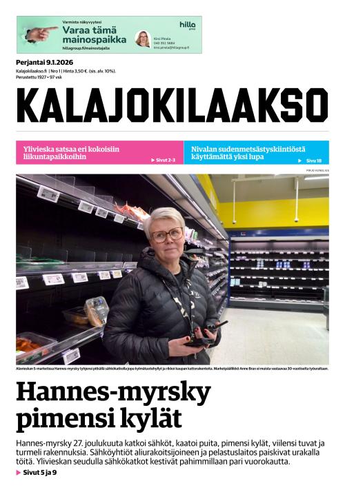 Kalajokilaakso ja Kalajaska 9.1.2026