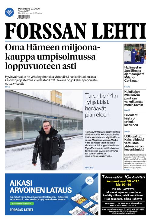 Forssan Lehti 9.1.2026